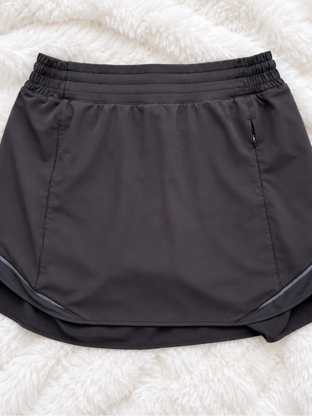 Lululemon Women’s Size 10 Black Athletic Skort Running Skirt Built-In Shorts